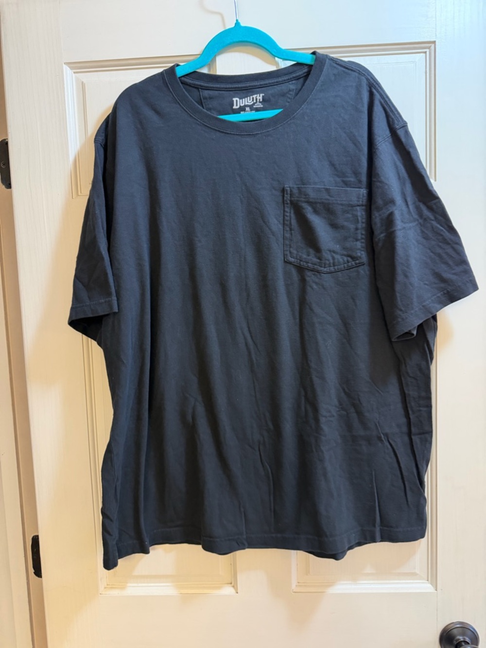 Duluth Trading Co Men's Short Sleeve Pocket Tee - Charcoal Gray